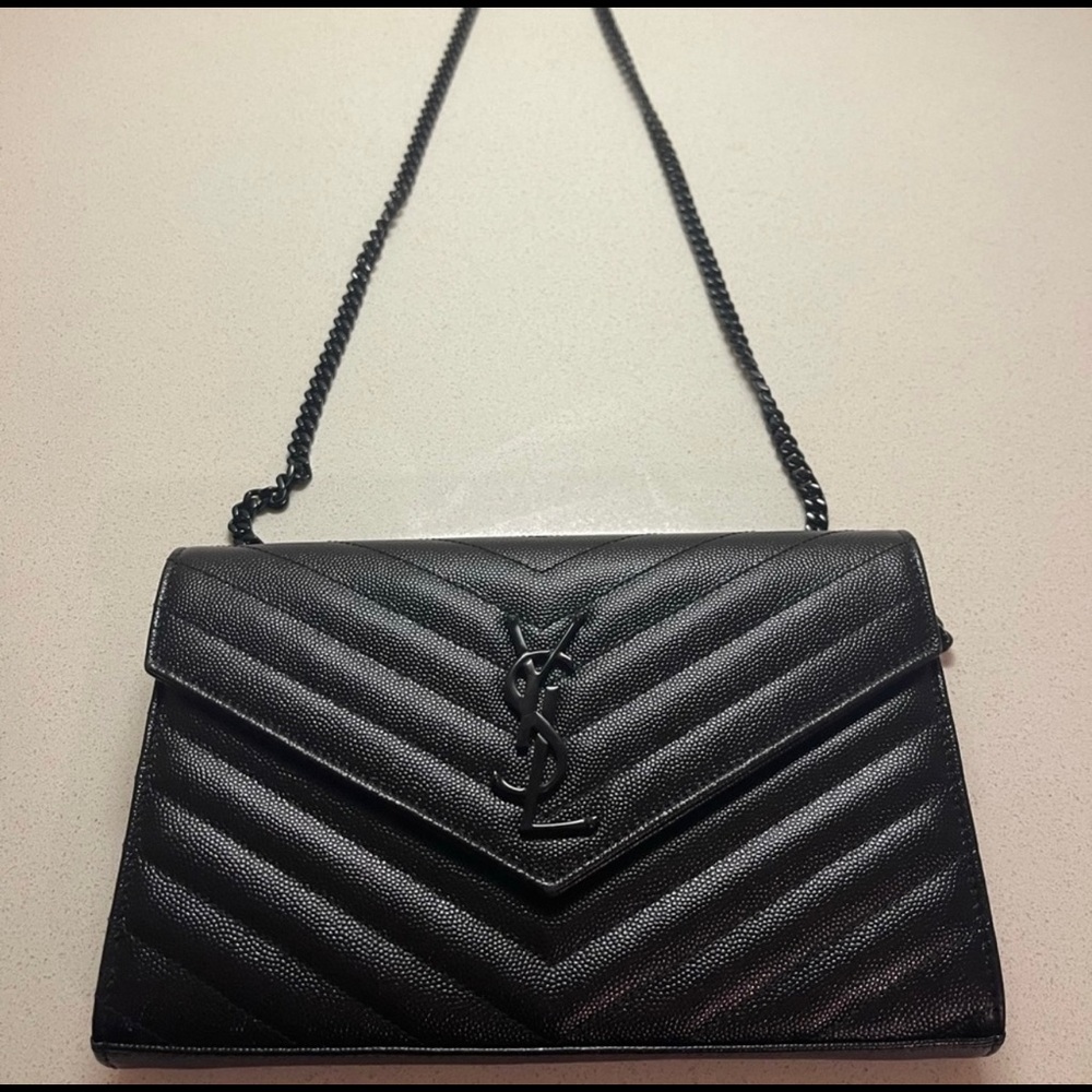Yves Saint Laurent Wallet on a chain